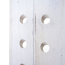 Mendler Serie Vintage portabottiglie HWC-C54 Legno paulonia 120x22x5cm Bianco