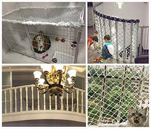 Rete Di Protezione,Scala Per Bambini Balcone Protezione Di Sicurezza Protezione Anticaduta Decorazione Per Piante Rampicanti In Giardino Rete Da Costruzione Rete Anti-gatto Per Cani Rete Da Basket