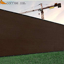 COFFEE CAT Frangivista Telo frangivento per balconi,Recinzione Copertura HDPE, Protezione dai Raggi UV per Recinzione in Rete Frangivento, con Fascette per Cavi