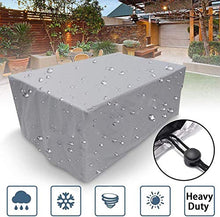 Mobili da Giardino Coperture Impermeabili 200x200x85cm, terrazza Copertura Antipolvere Anti-Polvere, Copertura di Protezione Tessuto Rettangolare Oxford tatio Table Table Table Sedia.