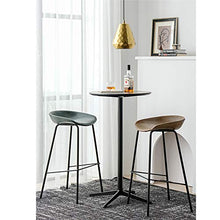 TopJiä Moderne Corteccia Sgabelli da Bar,75cm Seggiola da Bar,Ferro Bar Seggiolone,Cadere Utilizzare Girevole Sedia,per Cucina Bar caffè,portante di Carico 150kg