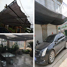 YS Panno Parasole Multiuso per Esterni, Parasole, Rete Isolante Rete Protezione Solare Crittografia Rete Ispessimento Anti-Invecchiamento Giardino Balcone Rete Nera per Fiore Pianta,2X4M