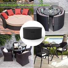SITUION Copertura per mobili da Giardino Rotonda Impermeabile Mobili Copertura Tavolo Esterno Copertura Mobili Esterno Resistente allo Strappo Impermeabile Telo Oxford