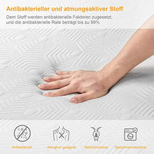BedStory - Coprimaterasso ortopedico a 7 zone, in schiuma fredda, dimensioni: 160 x 200 x 5 cm, traspirante, con rivestimento rimovibile ipoallergenico per letti/divani scomodi