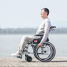 Carrozzine Leggere Pieghevoli - Pieghevoli Carrozzina Semovente Leggera per Disabili E Anziani - Braccioli E Poggiapiedi Fissi - Cintura di Sicurezza A