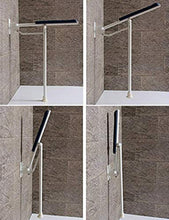 Maniglioni da Bagno Vasca da Bagno di Sostegno della Guida, Pieghevole corrimano Anziani Accesso portatori di Handicap Bagno privato Servizi igienici Doccia corrimano Accessori da Bagno