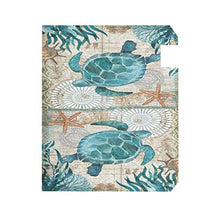 Tartaruga marina cassetta postale copertura magnetica grande casella postale avvolge giardino cortile decorazione casa dimensioni 64,8 cm x 53,3 cm