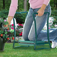 Sedile Taxi Da Giardino Con Borse Attrezzo Da Giardino Giardino Da Giardino Panca Portatile Panca Da Giardino Addensare Tappetino In Schiuma Eva Robusto Tubo In Acciaio Con Pratico Tubo Da Giardino
