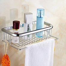 AGGF Mensole per Bagno a Parete Mensola per Bagno in Acciaio Inossidabile con Supporto per portasciugamani