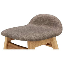 XuQinQin Faggio Bar Stool con Schienale casa Bar Sgabelli da Cucina con Il poggiapiedi Sedie morbide Coppe Imbottite Sedie sgabelli da Bar (Color : A)