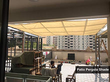 Telo Ombreggiante Telo da Vela Beige per Esterni, Rete per Protezione Solare Ispessita con Occhielli Staccabili, Telo in Rete con Protezione Solare al 90% per Patio/Giardino/Pergola/Gazebo