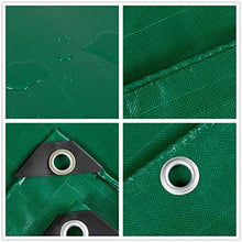 MTYLX, telo di tela per protezione solare, impermeabile, per piscina, 500 g/m², verde, 4,8 × 6,8 m