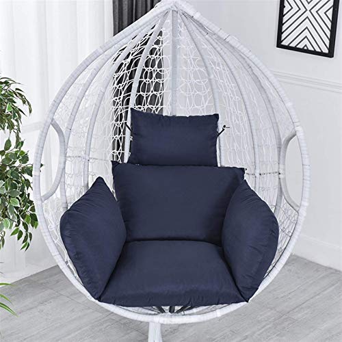 Cuscino per Sedia Cesto Appeso Altalena Rimovibile Culla Amaca Schienale Esterno da Ufficio Supporto Lombare (Colore: Grigio)