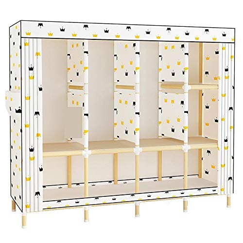 JJZXT Armadio Spazio Domestico Mobili Camera Locker Armadio Moderno Semplice Assemblea Economico Semplice Camera gabinetto for Bambini Bagagli