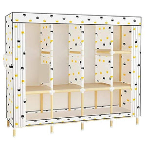 JJZXT Armadio Spazio Domestico Mobili Camera Locker Armadio Moderno Semplice Assemblea Economico Semplice Camera gabinetto for Bambini Bagagli