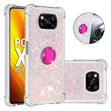 Custodia protettiva per Xiaomi Poco X3 NFC (stelle rosa fluorescenti)