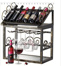 DJSMjbj Stile Europeo Ferro Battuto Wine Rack Governo del Vino Wine Bar Ristorante Bar Wine Rack Wine Rack Wine Rack Ripiani Decke