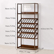 Porta bottiglie Armadietto del vino Holder stand bagagli mensole di grande capacità di stoccaggio del basamento for la famiglia della barra Piano Governo del vino in legno bottiglia di vino Scaffale C