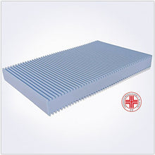 AILIME SRL Materasso alla Francese 140X185X14 CM Ortopedico con Dispositivo Medico LASTRA WATERFOAM su Misura