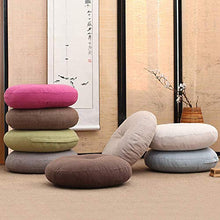 HYLX Cuscino Sedile, Cuscino Sedia, Cuscino Sgabello Rotondo, Cuscino Sedia Floreale Antiscivolo in Cotone Spesso, per Giardino, terrazza Esterna