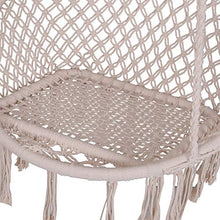 Outsunny Sedia Sospesa da Giardino con Corde e Supporto Max. 120 kg in Legno Φ80 x 150 cm