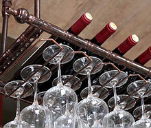 DJSMjbj Retro parete vino rack metallo ferro mensola in bar LOFT soffitto appeso a parete bicchieri di vino champagne bicchieri di staminali rack vino stoccaggio (colore : B, dimensioni: 80 x 30 cm)