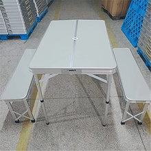 HANYF Tavolo da Picnic All'aperto Pieghevole, Tuta da Sedie Scrivania Portatile, Mobili Computer Ultra Leggero Alluminio Alpinnico Tavolo da Picnic,B