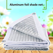 Rete ombreggiante 75% Sunblock Argento Bianco Rete di Ombreggiatura di Alluminio, Telo A Rete con Paralume da Giardino per Copertura Vegetale, Serra, Barn O Canile (Size : 3x3M)