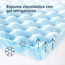 Zinus 3,8 cm Swirl Gel Memory Foam Topper Double