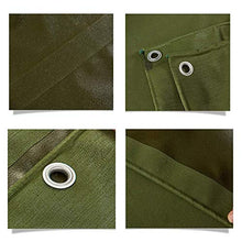 MHBGX Telo Impermeabile per Esterni Resistente, Tessuto in Pvc Verde Militare Crema Solare Antistrappo Anti-Uv 650G / M²,4.85X3.85 M,4.85X3.85 M