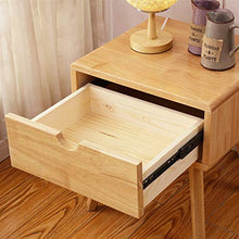 FEANG Nordico Comodino da Comodino in Legno Cabinetto ad Angolo Portatile ad Angolo Portatile con cassetti di stoccaggio e 4 Gambe per Camera da Letto