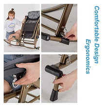 Sywlwxkq Sedia Relax da Ufficio con Balcone Sedia a Dondolo da Giardino per Esterni Relax Comfort | Sedia Sdraio Pieghevole Sdraio Sdraio reclinabile con Cuscini per Patio Veranda Giardino