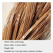 LANG ZI Vimini in Rattan in Plastica da 4 Mm / 8 Mm, Imitazione in Vimini in Rattan, Materiale per Riparazioni in Vimini per Mobili Fai-da-Te Riparazione per Maglieria Tavolo per Sedie in Rattan.