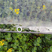 FCXBQ Bordo ombreggiante in Tela Cerata Copertura Antipioggia Copertura Impermeabile Trasparente Protezione Solare Parabrezza Anti-UV Cortile da Trasporto Balcone, 0,3 mm di Spessore, 18 Dimension