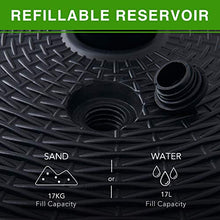 VONLUCE Base per Ombrellone Pesi per Ombrellone da 45.5 cm Supporto in Plastica per Ombrelloni da 17 Litri di Acqua o Sabbia per Mobili da Giardino e Patio Esterno, Portaombrelli da Giardino