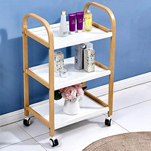 YIN YIN Carrello per Ripiani Carrello for scaffali, scaffali di Metallo, scaffali da Cucina, robusti carrelli for carrelli Ristorante for Hotel con Ruote, variegati, 50X35X83cm Carrello a rulli