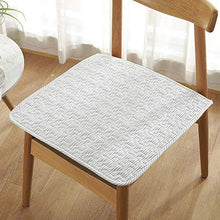 XHNXHN 2 Pezzi Cuscino per Sedia da Pranzo Cuscino per sedie da Cucina Cuscino Antiscivolo per Ufficio Invernale ed Estivo Cuscino per Sedia Computer Whiteb 40x40 cm (16x16 Pollici) * 2