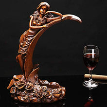 Semplicità Elegante Creatività Creativa Modellistica Resina Marrone Portabottiglie Moda Europea Desktop da Tavolo Veranda Bar Decorazioni per Ristoranti Ornamenti Regali Di Nozze Bella Ed Elegante,