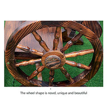 household products Set Tavolo E Sedia Singolo in Legno Massello, Sgabello Decorativo per Balcone Esterno, Sedile A Forma di Ruota, Tavolo E Sedia da Sala da tè in Legno Massello Anticorrosivo