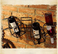 SCRT Vino Hanging cremagliera in Ferro appesa Vino Vino Rack cremagliera del Vino pensile della Cucina Arte mensola a Muro in Ferro battuto Vino Rack Mount Vino Rack
