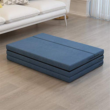 Warm Pieghevole Materassi Futon Materasso pieghevole multifunzione Playmat pieghevole in tre traspirante e lavabile 5,5 centimetri di spessore di viaggio Guest bambini Z Bed Giapponese Tatami Tappetin