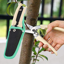 Jeffergarden Marsupio Strumento per Fodero Borsa a Forbice Borsa da Giardinaggio Borsa per Cesoie da Potatura con Fibbia Porta Forbici Spazzole E Accessori