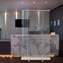 Schermo di Protezione da Starnuti, Banner Roll Up Trasparente Portatile, Barbiere, Ufficio, Hotel, 80X200 cm (31,5X78,7 Pollici)
