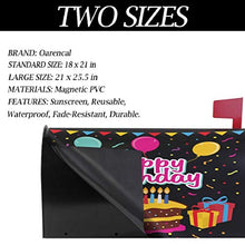Torta di compleanno celebrazione palloncino regali cassetta postale copre giardino magnetico decorazione casa dimensioni standard 53,3 cm x 45,7 cm