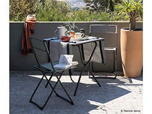 Lafuma Sedia pieghevole compatta, Utilizzo in terrazza, giardino e balcone, Balcony, Batyline, Grigio, LFM2600-8556