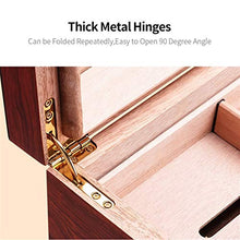 ZLMMY Legno di Cedro Cigar Humidor Idratante Box Gabinetto di Grande capienza Fit 100 Double Layer Cigar Humidor Scatola