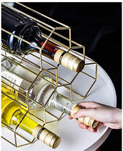 JL Controsoffitto Wine Rack - Porta 6 Bottiglia di Vino for i Vini Bagagli - No Assembly Required - Vino Rack controsoffitto - Piccolo Wine Rack - Bottiglia di Vino Bagagli - Tavolo Wine Rack