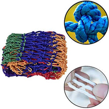 WEIFAN Rete di Sicurezza per Bambini, Tessuto a Mano per Uso Domestico Decorazione a Colori per Asilo Nido Anti-Caduta Scale di Protezione per Balcone Recinzione Anti-Caduta Rete in Nylon