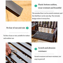 Panca da esterno balcone tavolo e sedia in metallo, con bracciolo schienale sollevatore panca combinata protezione solare resistente panca e tavolo in ghisa,domestica sedia a righe per il tempo libe