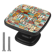 Modello e casa Pomelli per Porta Set di 4 Pomelli per Mobili Manopole per Cassetti Cucina Armadio Vetro